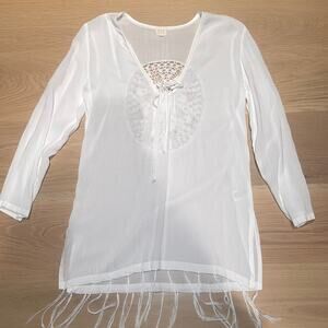 Surf Gypsy White Coverup Small